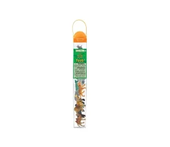 12 Animaux Sauvages SAVANE dans un tube de rangement