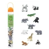 11 Animaux Sauvages ZOO dans un tube de rangement