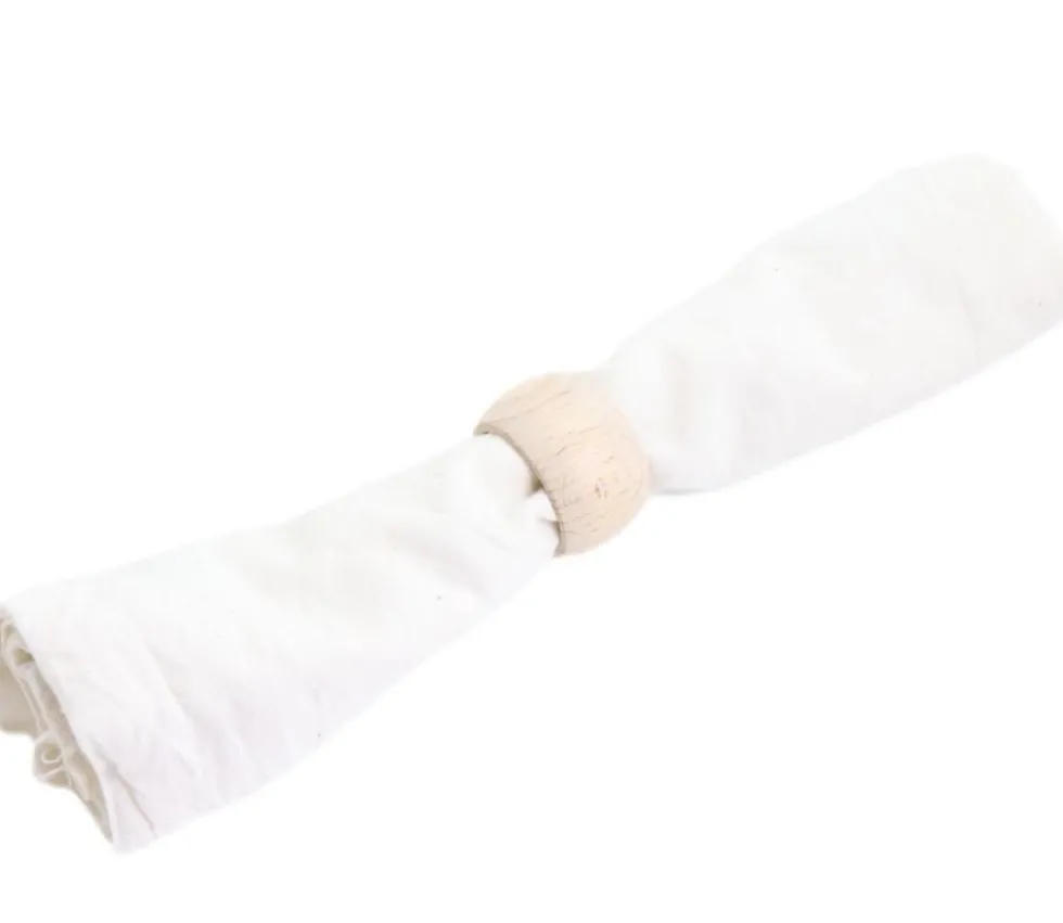 Anneau bois naturel brut 4 cm