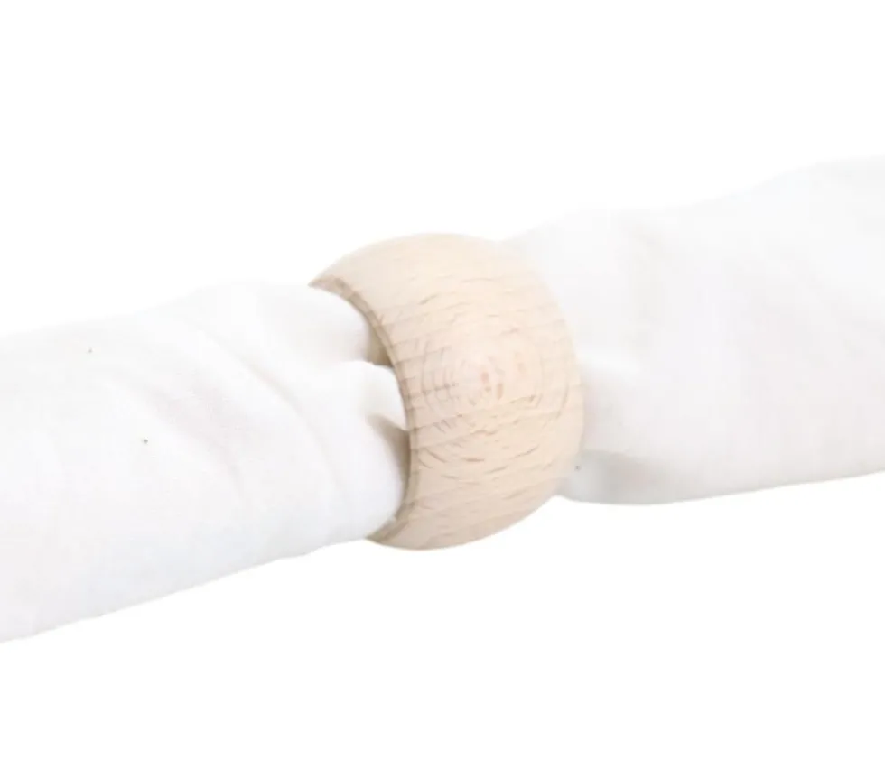 Anneau bois naturel brut 4 cm