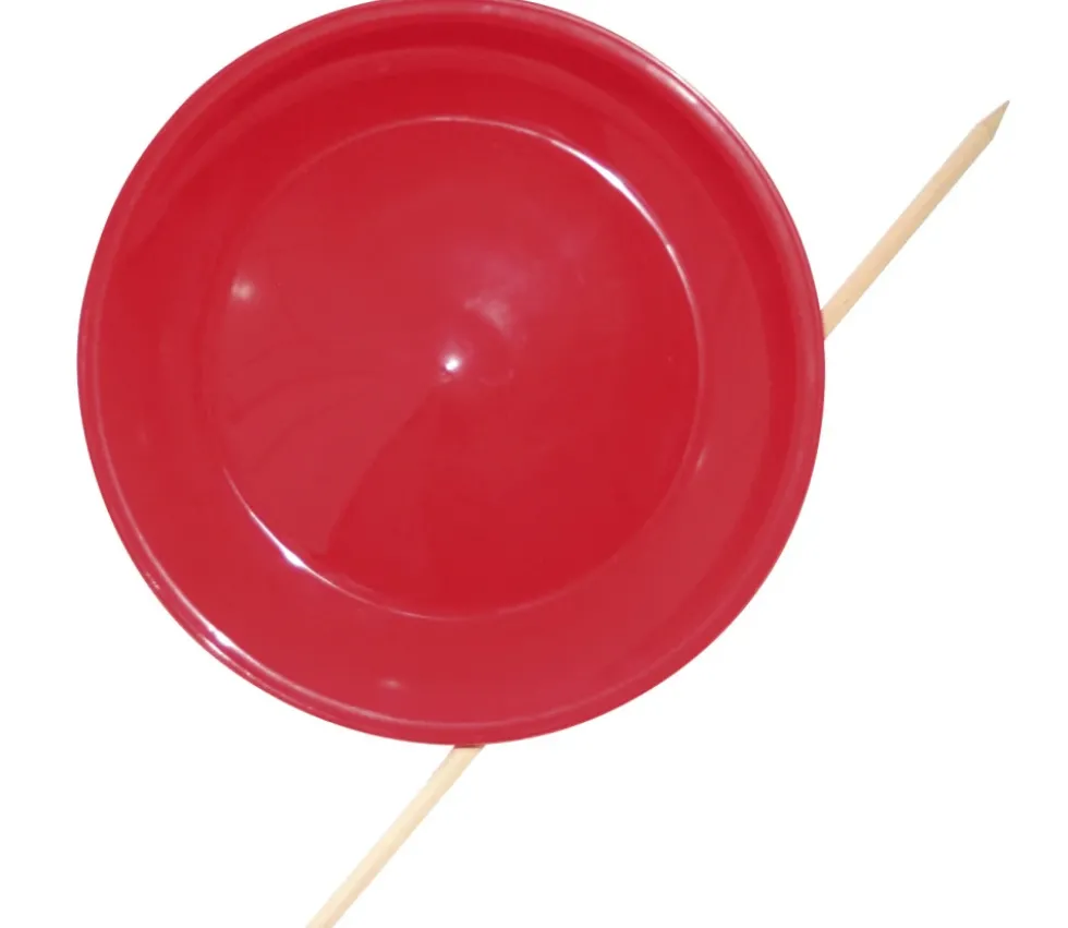 Assiette chinoise de jonglage avec bâton