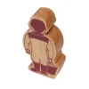Assistant fermier en bois coloré 100 x 53 x 25 mm personnage jeu