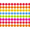 660 autocollants stickers Smileys souriants