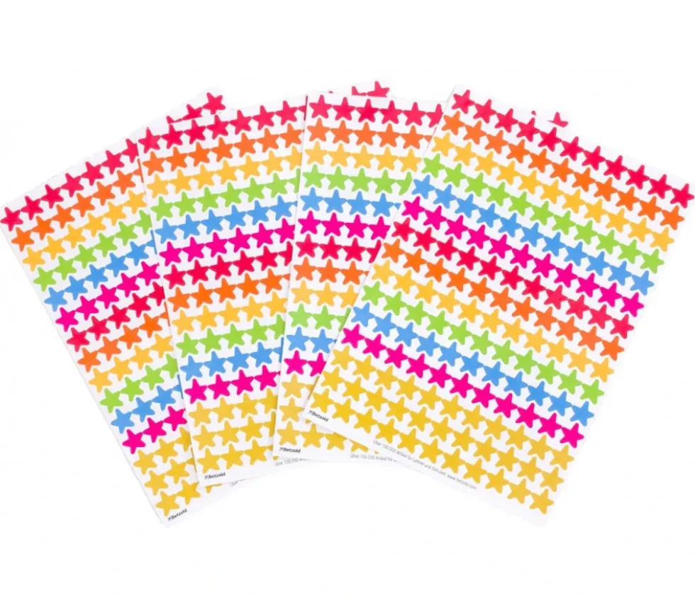 660 autocollants stickers étoiles