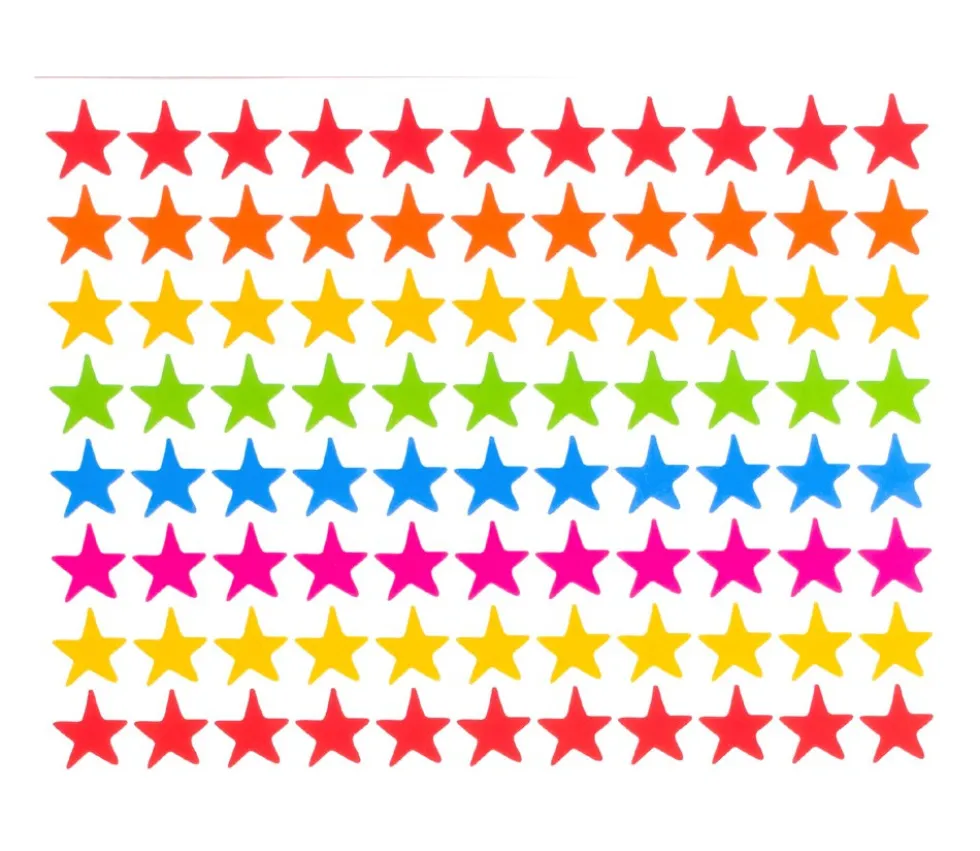 660 autocollants stickers étoiles