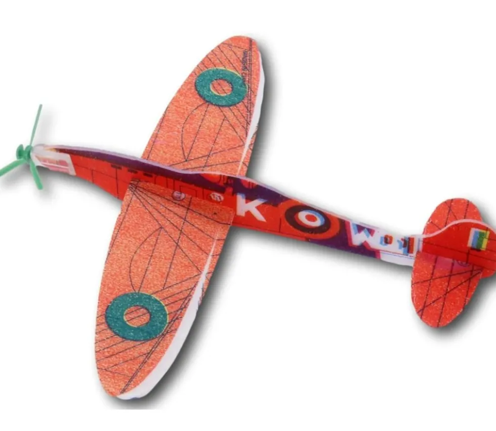 Avion planeur 19 cm en polystyrène