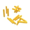 60 Baguettes en bois multicolores 5x5x39 mm