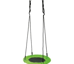 Balançoire nid d'oiseau ronde pour portique