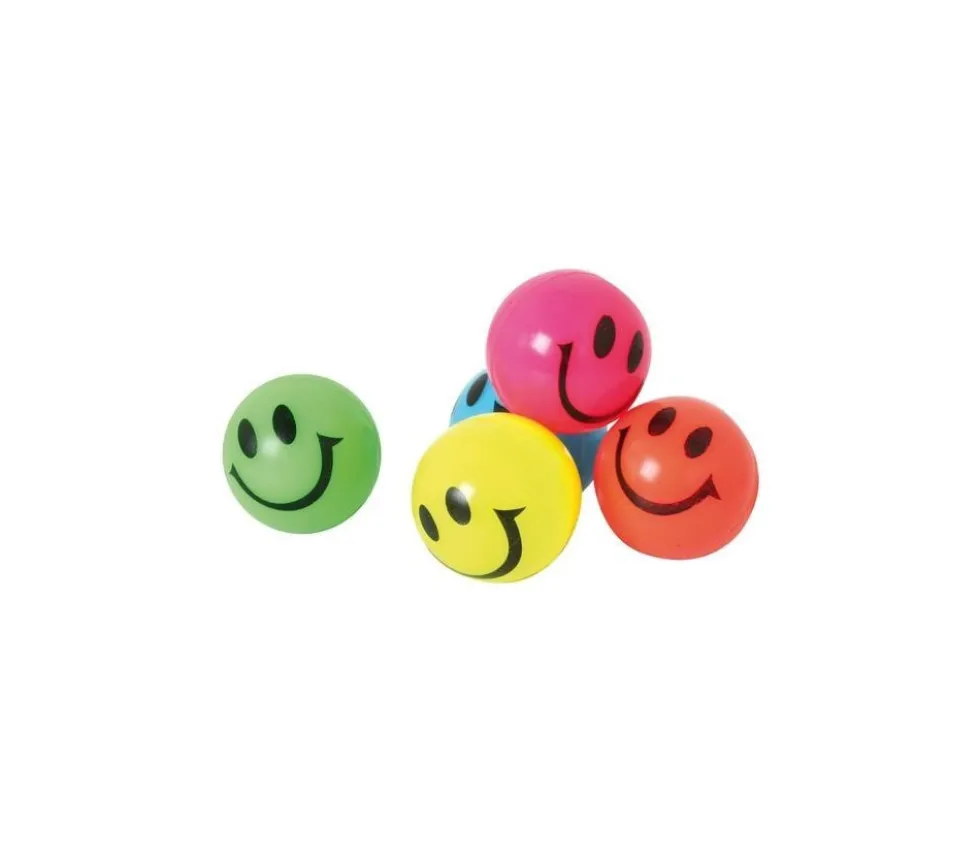 Balle plastique de 2,5 cm de diamètre sourire