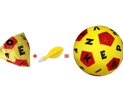 2 Balles remplacement pour Ballon éducatif Lettres alphabet 35 cm