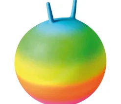 Ballon sauteur 50 cm avec poignets arc-en-ciel