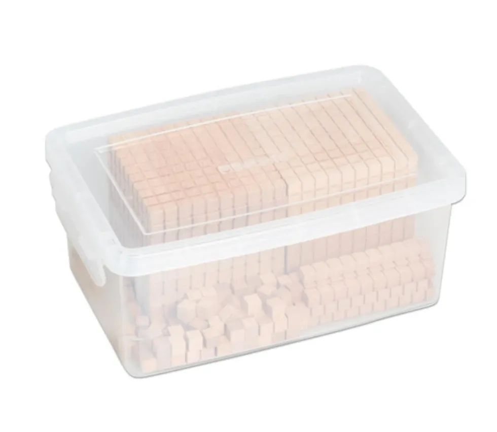 Base 10 - 120 pièces en BOIS centaines, dizaines et unités