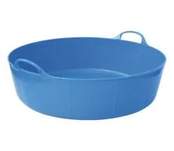 Bassine ronde en plastique bleu 35 L