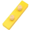 Bûchette jaune avec 2 tiges 8x12x48 mm pions en bois pour jeu