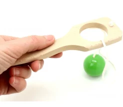 Bilboraquette 16 cm en bois avec boule