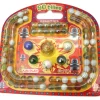 Billes assorties de jeu - 90 pièces : 84 billes + 5 calots + 1 boulet