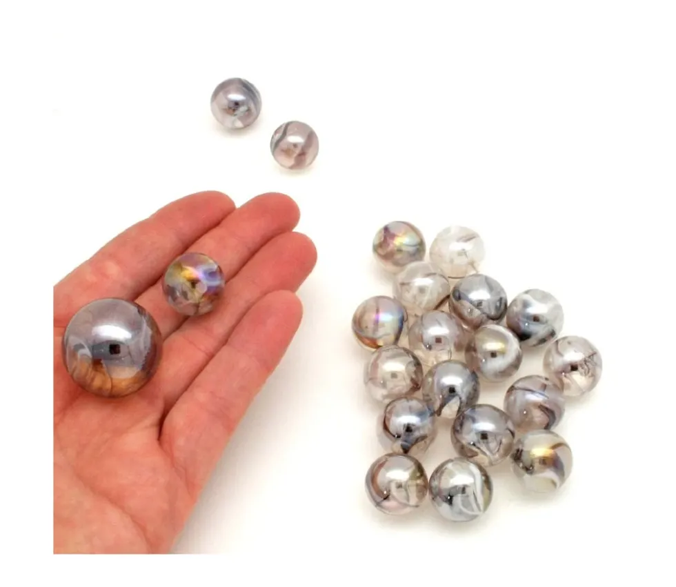 20 Billes blanc nacré PUMA pour jeu 16 mm + 1 calot