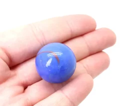 20 Billes néon bleu 16 mm + 1 calot 25 mm -