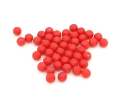 100 billes rouges de 7.5 mm de diamètre.