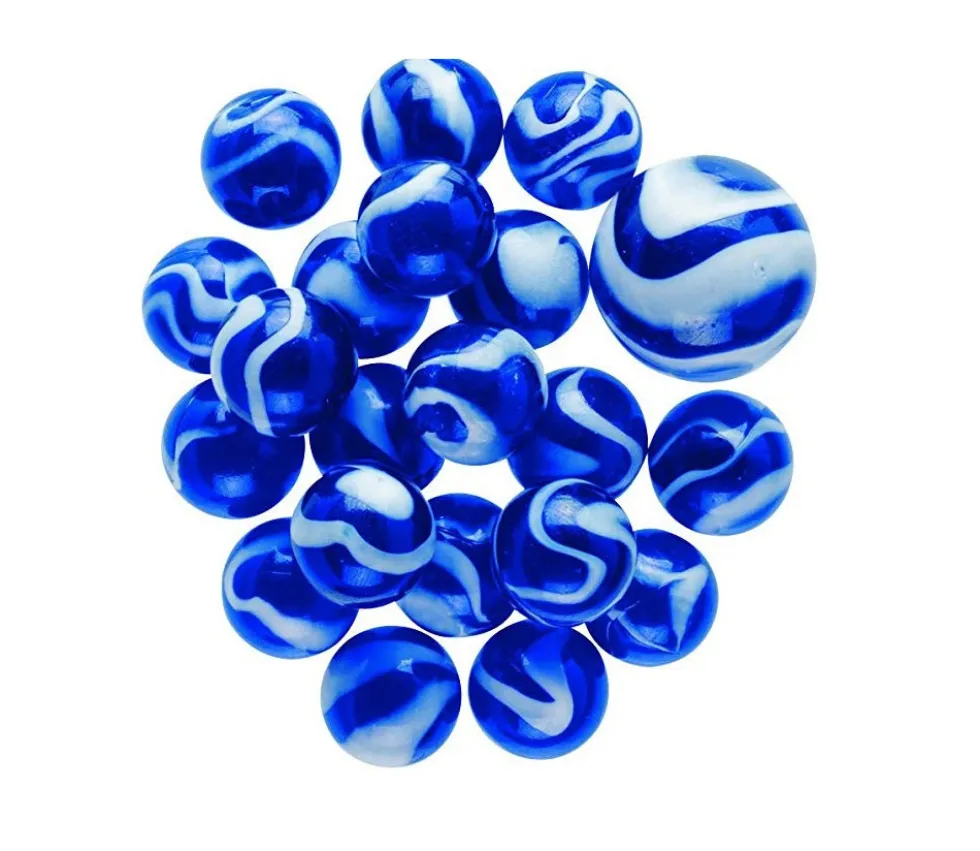 20 Billes SPOT bleu blanc + 1 calot pour jeu