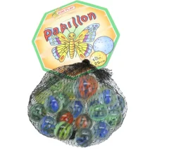 20 Billes série Papillon pour jeu 16 mm + 1 calot