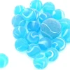 20 Billes verre dauphin bleu pour jeu 16 mm + 1 calot