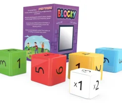 Blocky - jeu mélange multiplication et pétanque
