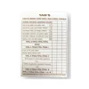 Bloc score pour jeux dés yam s marquage points