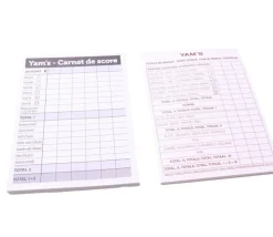 Bloc score pour jeux dés yam s marquage points