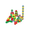 50 blocs de construction en bois coloré pour jeux