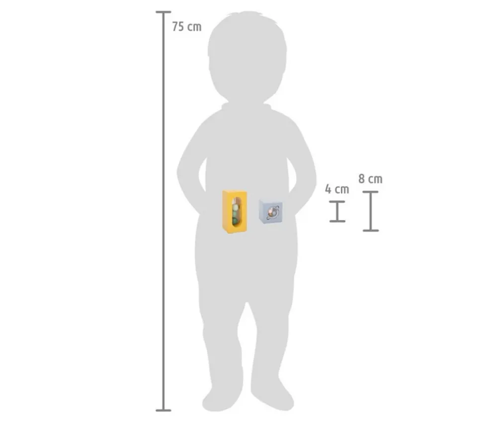 Blocs sensoriels en bois découverte bébé