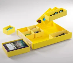 Boite avec 9 bacs modulables de 21,2 x 16,6 x H 3,2 cm