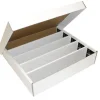 Boite carton blanc 5 compartiments 7000 cartes