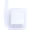 Boite clips mini transparente 91x66x21 mm vide