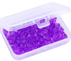 Boite clips mini transparente 91x66x21 mm vide
