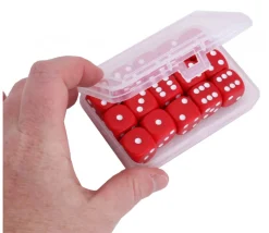 Boite clips mini transparente 91x66x21 mm vide