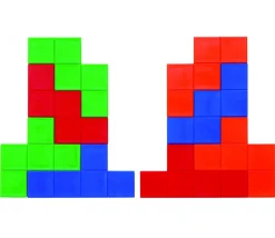 Boite de 60 pentaminos en 5 couleurs
