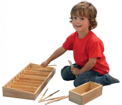 Boite des fuseaux Montessori