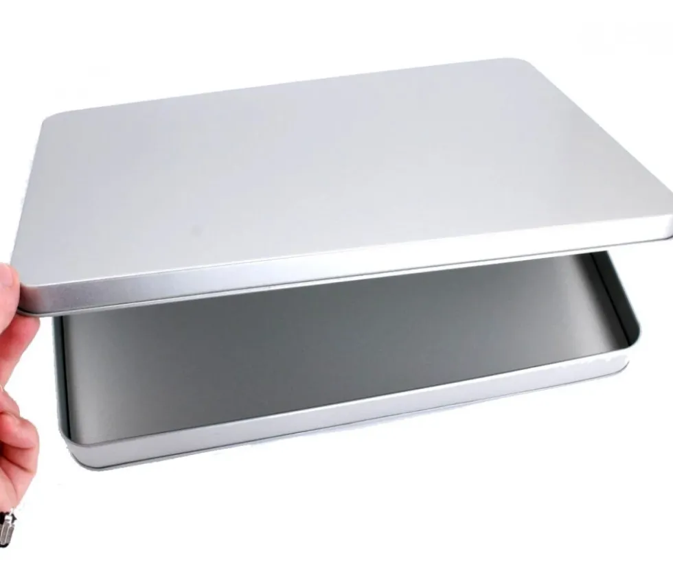 Boite métal A4 pour jeux et accessoires 312 x 222 x 25 mm