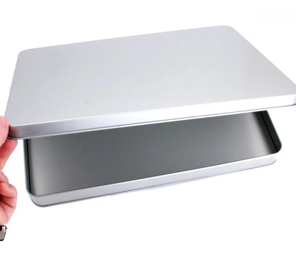 Boite métal A4 pour jeux et accessoires 312 x 222 x 25 mm