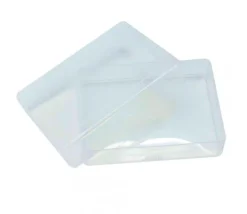 Boite plastique POKER 54 cartes à jouer transparentes vide