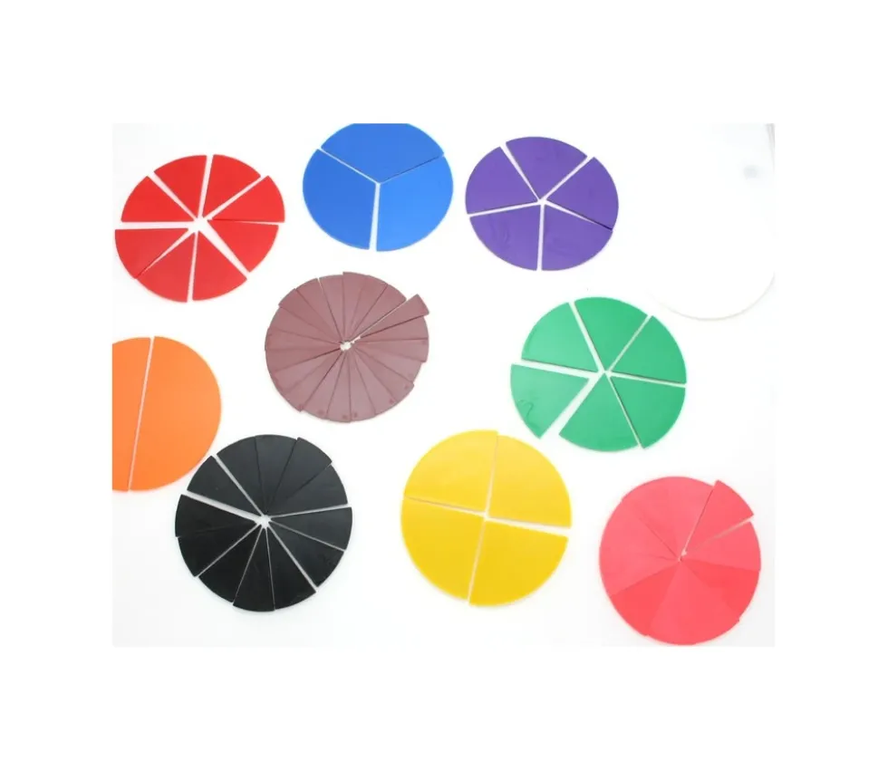 Boite 71 portions pour fractions - 10 ronds de 10 cm