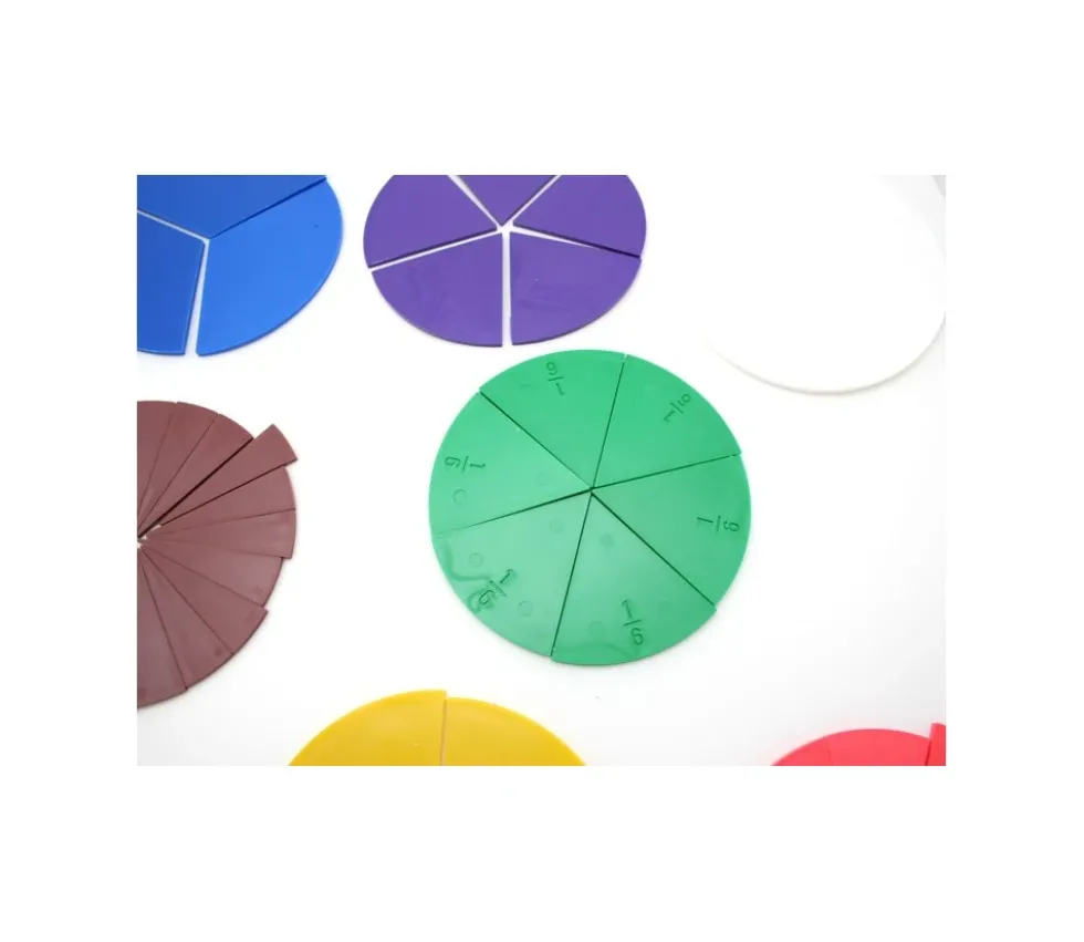 Boite 71 portions pour fractions - 10 ronds de 10 cm