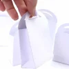 6 Boites Pochettes cadeaux carton blanc 7 x 10 cm
