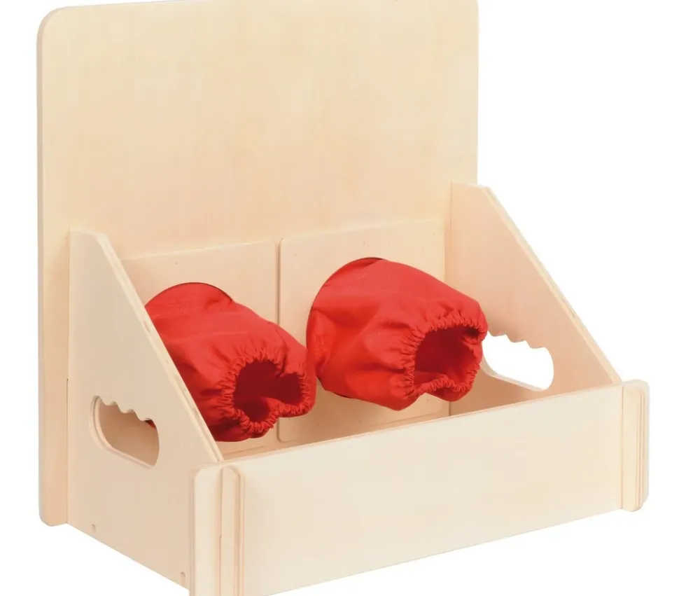 Boite tactile enfant jeu toucher à l'aveugle 34 x 32 cm