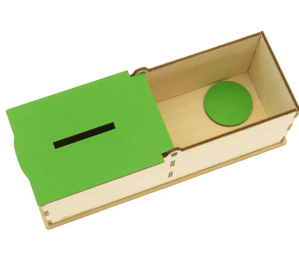 Boîte encastrement Montessori 2 zones avec clapet découverte