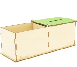 Boîte encastrement Montessori 2 zones avec clapet découverte