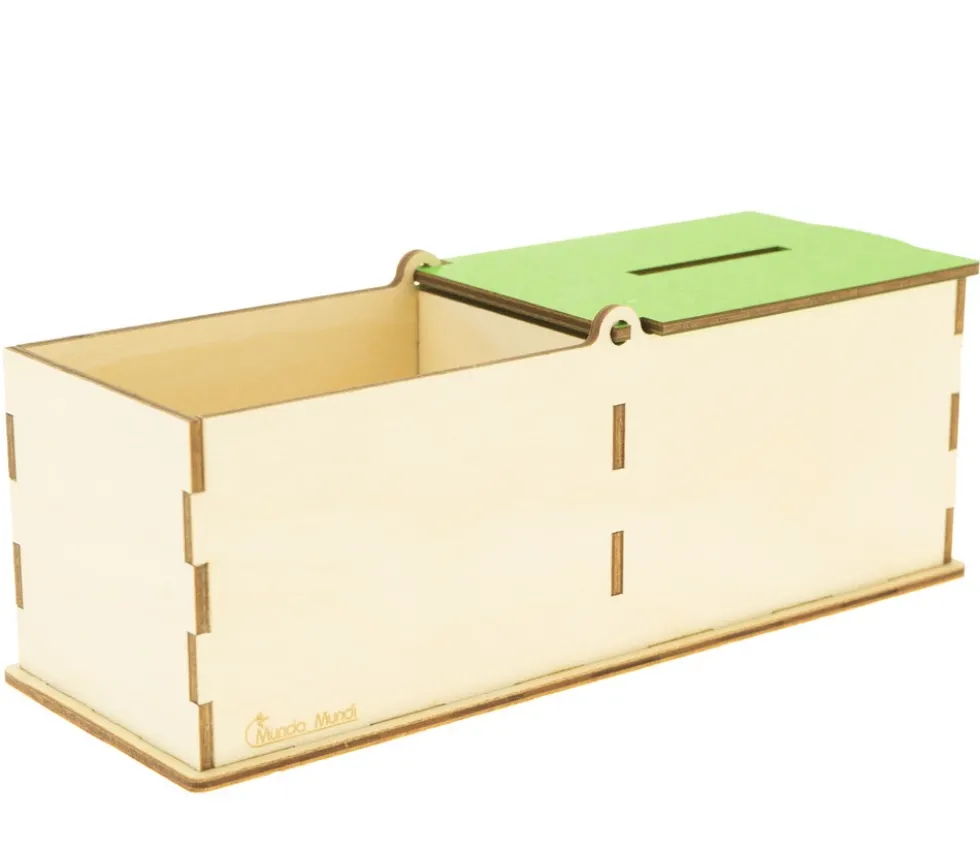 Boîte encastrement Montessori 2 zones avec clapet découverte
