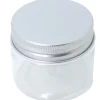 Boîte ronde Ø 4.8 cm plastique avec couvercle à vis en aluminium