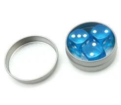 Boîte ronde métal Ø 4.3 cm avec couvercle hermétique